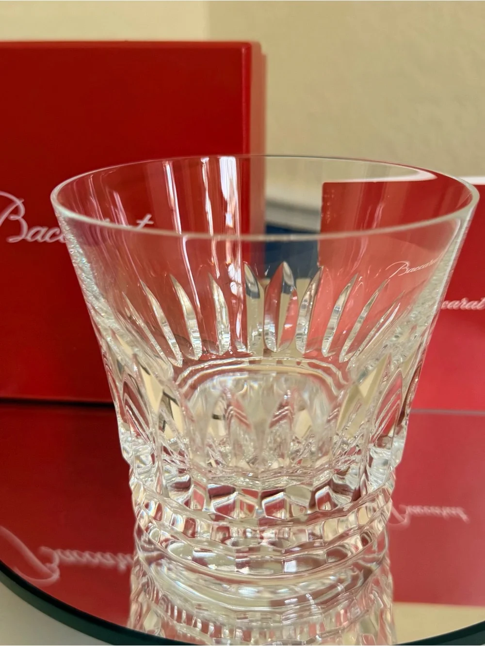 Baccarat crystal tumbler from the Everyday Tiara collection NIB
